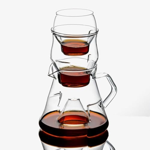 ICOSA Brewhouse Avensi Wave Cyclone Coffee Server - Standard 18.6oz/550ml - Image 4