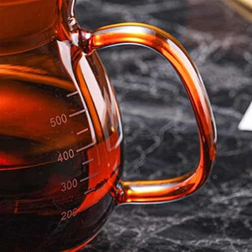 Percolator Coffee Pot 500ml Color Reusable Glass Coffee Pot High Temperature Resistant Glass Coffee Pot Sharing Pot Coffee Percolators Coffeeware (Color : Green) - Image 4