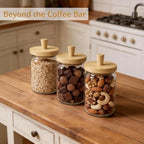 3-Pack 20oz Glass Coffee Container Set - Image 7