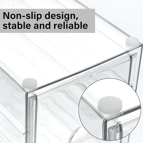 Prsildan 15 Drawers Teacher Toolbox Acrylic Containers, Set of 3 - Image 7