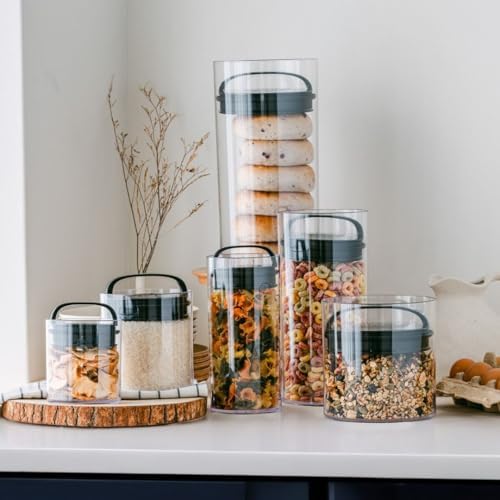 Prepara Evak Fresh Saver Plastic Food Storage, 58 Ounce, Black (Pack of 12) - Image 2