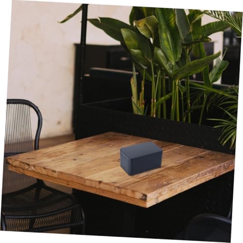 6pcs Rectangular Tinplate Tea Storage Container Sealed Canister for Loose Leaf Tea Airtight Design Easy to Clean Portable Kitchen Organizer Black Green - Image 3
