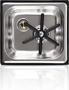 Coffee Armada Pitcher Rinser, Commercial Stainless Steel Glass Rinser and Cup Washer for Coffee Shops, Bars and Restaurants, High Pressure Countertop Milk Jug and Espresso Rinser, Rebuildable - Image 3