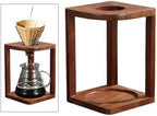 Wooden Coffee Filter Cup Stand Dripper Rack Stable Pour Over Coffee Brewer Holder for Hotel Dorm Tea House Kitchen- Style A - Image 2