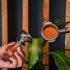 51mm Tamper Tool Espresso Rosewood Spring Loaded 30LB Calibrated Coffee Tamper Compatible With Delonghi, Casabrews, Smeg and more Espresso Machine Accessories - Image 4