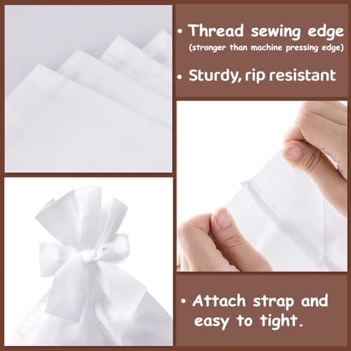 Commercial Cold Brew Coffee Filters - 100 Count Cold Brew System Filter Bags Disposable Fine Mesh Brewing Bags Commercial Coffee Filters 16''x20'' Fits 5 Gallon Buckets Coffee Shop Restaurants - Image 2