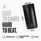 VSSL Nest Pour Over Coffee Maker, Transportable and Compact Pour Over Coffee Maker (black, Nest Pour Over Coffee Set) - Image 3