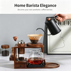 Coffee Organizer Stand, Pour Over Coffee Brewing Kit - Image 4