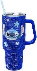 Silver Buffalo Lilo and Stitch Wink Face, Stainless Steel Tumbler, 40oz - Image 2