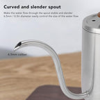 Gooseneck Kettle 600ml 304 Stainless Steel Wenge Handle - Image 7