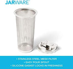 Jarware Cold Brew Coffee Maker and Tea Infuser Lid For Wide Mouth Mason Jars,Black - Image 7