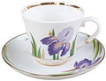 Tea Set 2pc Cup and Saucer Banquet Iris 7.4 oz/220 ml by Unknown