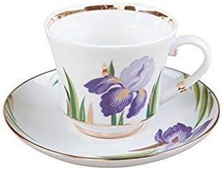 Tea Set 2pc Cup and Saucer Banquet Iris 7.4 oz/220 ml by Unknown