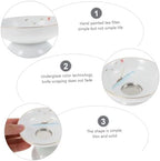 Ceramic Tea Infuser with Stand Holder for Home Office Tea Filtering - Image 5