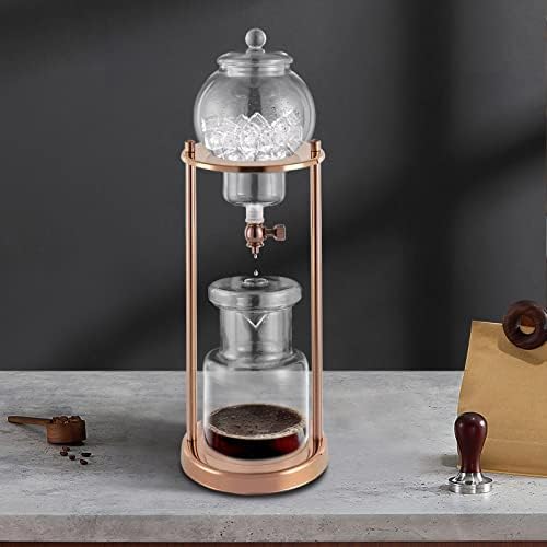 Cold Brew Coffee Maker, Iced Coffee Cold Brew Drip Tower, 20.29oz Capacity and Built-In Filter, Precise Drip Control, for Home, Gatherings, Office, Cafe - Image 4