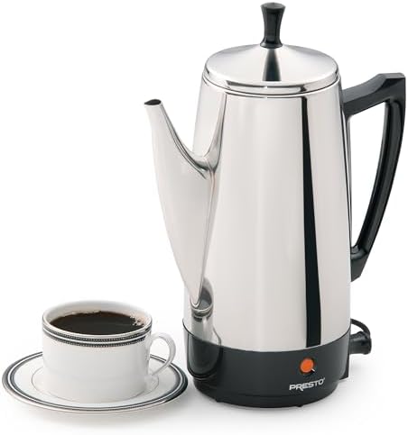Presto 02811 Stainless Steel 12-Cup Electric Coffee Percolator - Image 2