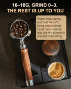 KOFIKOFI Bottomless Portafilter 54mm for Breville/Sage Rosewood - Image 3
