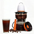FOSA VacBrew Vacuum Cold Brew Coffee Maker - 12 Min Rapid Cold Brew & Tea Machine | 3-Program Timer Vacuum Pump | 17oz Tritan Brewer & Smokey Black Glass Carafe by FOSA