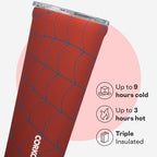 Corkcicle Insulated Tumbler with Lid, 24 oz, Marvel Spider-Man - Image 3
