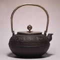 Cast Iron Teapot with Copper Handle/Lid, Pig Iron Teapot Cast Iron Tea Kettle 1200ml Retro Japanese Style Tetsubin Iron Teapot for Charcoal Stove Induction Cooker (Beast head) by Unknown