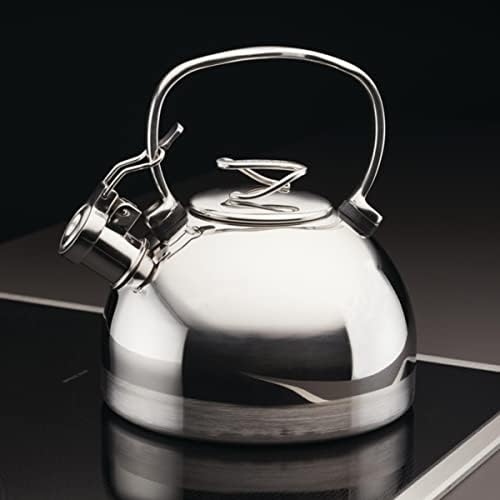 Circulon Stainless Steel Whistling Tea kettle/Teapot With Flip-Up Spout, 2.3 Quart - Silver - Image 7