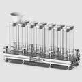 Single Dose Coffee Bean Storage Tubes, Espresso Bean Cellars with Stand, 14 Pcs Coffee Bean Cellars, with One-Way Exhaust Valve, Metal Stand and Hopper, Capacity 20-22g by Unknown