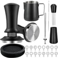 22 PCS Espresso Accessories Kit，53mm Coffee Tamper Set ，Barista Kit - with Frothing Pitcher WDT Tool Stirrer Tamper Mat Coffee Stencils Latte Art Pen by Unknown