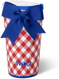 Swig Life 24oz Insulated Party Cup with EZ Slider Lid, Patriotic Picnic by SwigLife