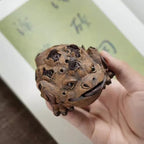 Tea Pet Creative Tree Bark Golden Toad Purple Sand Tea Pet Desktop Ornaments Tea Set Tea Tray Tea Play Fully Handmade Statue Gongfu Tea Set - Image 4