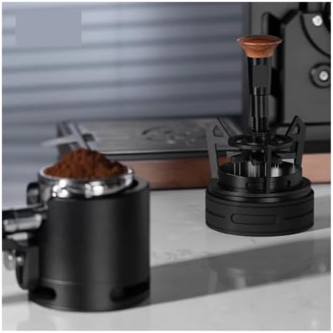 Espresso Rotary,Coffee Stirrer with Dosing Funnel & Stand,Espresso Stirrer Distribution Tool for Barista(51MM) - Image 4