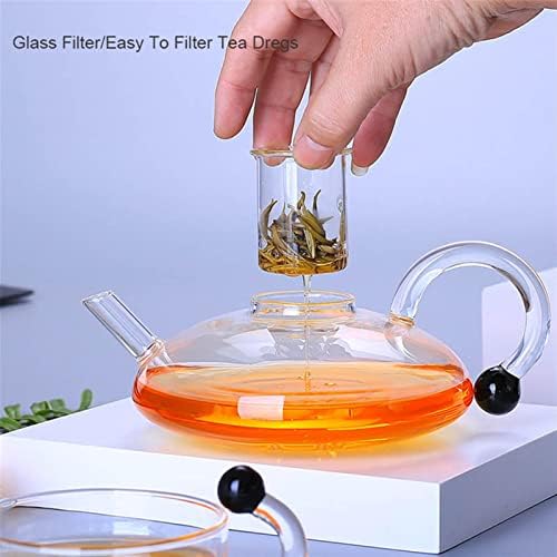 Teapot Glass Teapot with Removable Filter Open Fire Electric Pottery Stove Borosilicate Glass Kettle Coffee Maker Tea Maker - Image 3