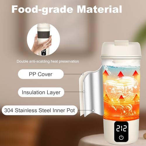 Portable Electric Kettle 350ML with 4 Temperature Settings - Image 5