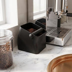 Ipetboom Espresso Knock Box, Coffee Grounds Pucks Knock Box, Black - Image 6