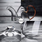 Removable Glass teapot with Infuser Home Tea Brewer Tea Set Large Capacity Portable Tea Kettle Container Cleanable (Without Cup 700ml) - Image 7