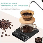 Digital Coffee Scale 3Kg 0.1G High Precision Rechargeable Drip Espresso Scale with Timer Portable Kitchen Scale Fine Scales, - Image 4