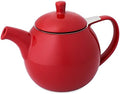 FORLIFE Curve Teapot with Infuser, 24-Ounce, Red by Unknown