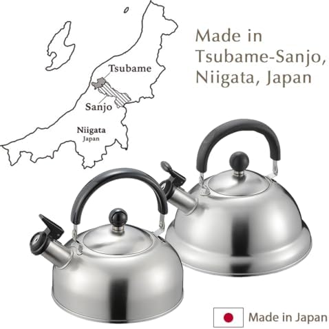 Stainless Steel Whistling Kettle IH Compatible Made in Japan 1.5 L - Image 4