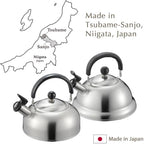 Stainless Steel Whistling Kettle IH Compatible Made in Japan 1.5 L - Image 4