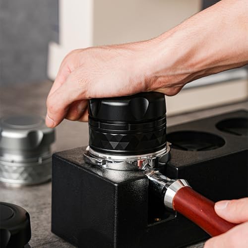 Espresso Accessories 51MM Coffee Tamper Station Tool Calibrated Distributor for Machine Hand Tampers Stainless Steel Aluminum Coffee Tamper - Image 6