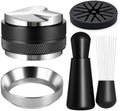 54mm Espresso Accessories Kit, Heavy Distributor, Tamper, WDT, Funnel, Mat by Tuykay