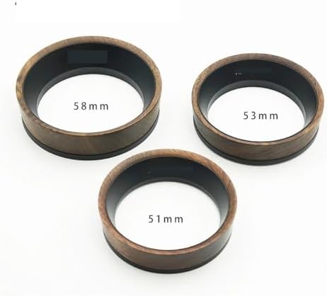 Coffee Dosing Ring Magnetic 51MM 53MM 58MM Espresso Accessories Barista Funnel Tool Coffeeware(51mm Silver) - Image 3