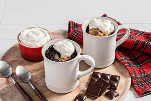 Le Creuset Stoneware Vancouver Mug, Set of 4, 14 oz. each, Artichaut - Image 6