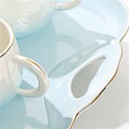 Water Pitcher Teapot Teacup Set Home Living Room Ceramic Hospitality Kettle Cup Tea Set Teacup Set Water Jug - Image 7