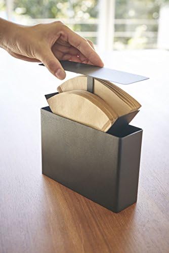 Yamazaki Home Tower Coffee Filter Case – Kitchen Storage Holder Container. - Image 5