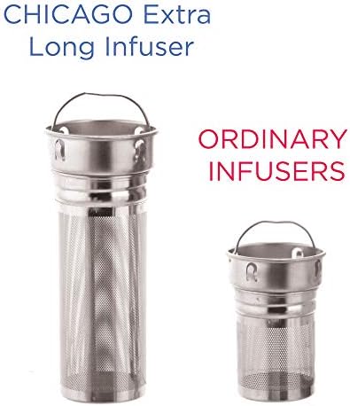 GROSCHE Chicago Vacuum Insulated Tea Infuser Bottle, 15.2 oz - Image 3