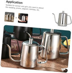Coffee Kettle Long Narrow Spout Stainless Steel Gooseneck Kettle Hand Drip Tea Pot with Lid for Coffee Maker Home Travel Outdoor - Image 3