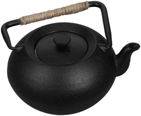 Cast Iron Teapot 600ml Japanese Tetsubin Tea Kettle for Loose Leaf by GETAJGHSD