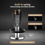 MHW-3BOMBER Tamper Tool Espresso 58mm, Coffee Tamper with Spring Loaded, Auto-rebound, 58.35mm Espresso Press Tamper Tool for 58mm Espresso Machine, Auto-Leveling Tamper without Tilting,T6101-OS - Image 3