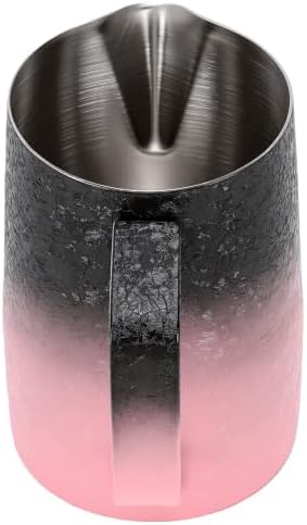 banapoy Stainless Steel Coffee Milk Frothing Pitcher, 450ml (Gradient Pink) - Image 2