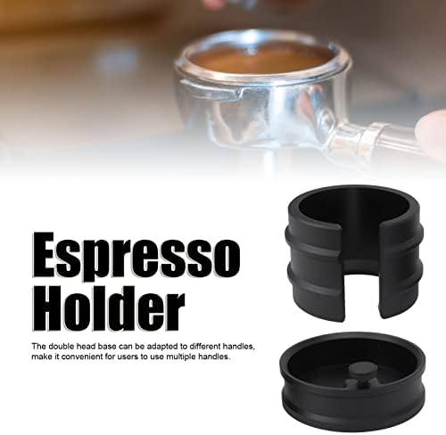 Aluminium Alloy Espresso Tamping Station, and Coffee Portafilter Holder Organizer, for 51mm, 53mm, 58mm Espresso Machines (Black) - Image 2